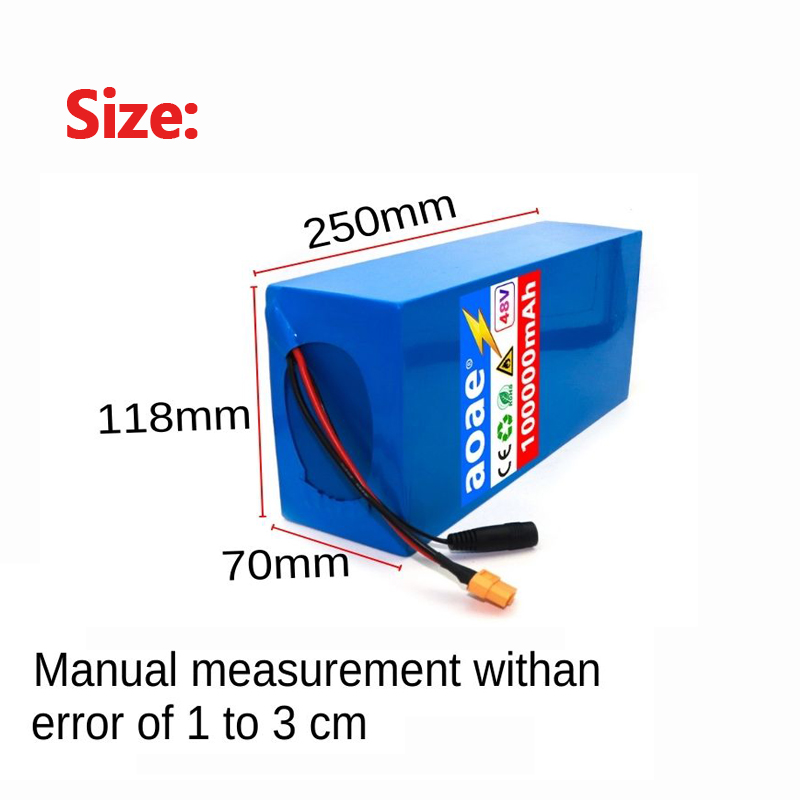 100%18650 الأصلي 48 فولت 100 أ - مراجعة 60V 50Ah Electric Scooter Battery وسعره