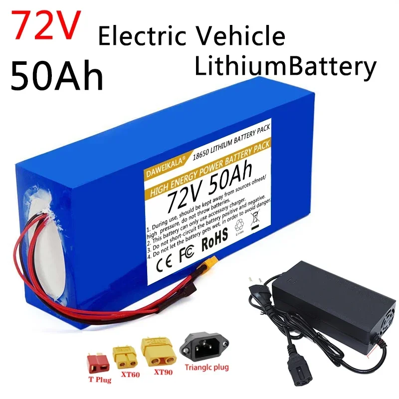 حزمة بطارية 72 فولت 18650 بقدر - مراجعة 60V 50Ah Electric Scooter Battery وسعره